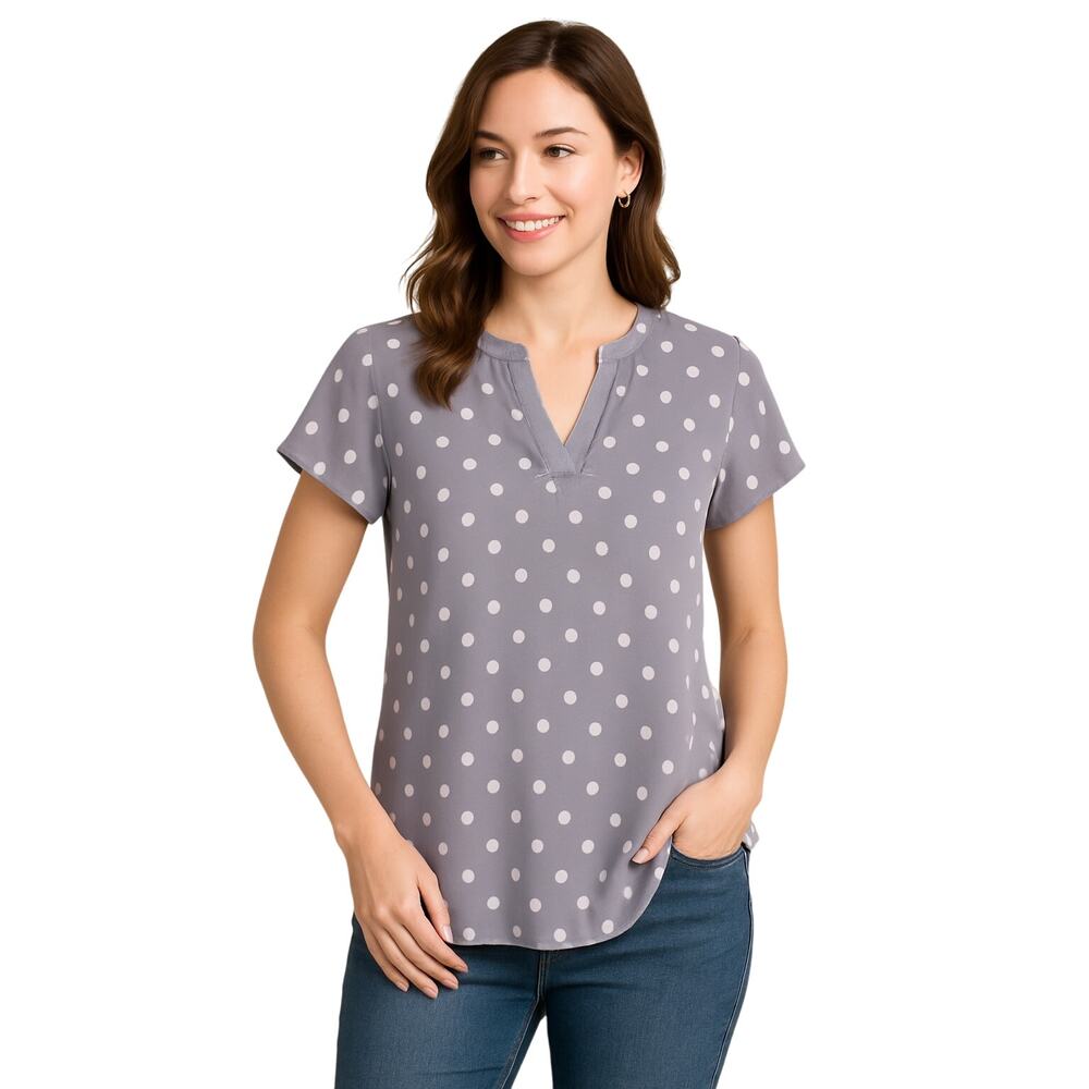 41 Hawthorn Polka Dot Blouse – Size L